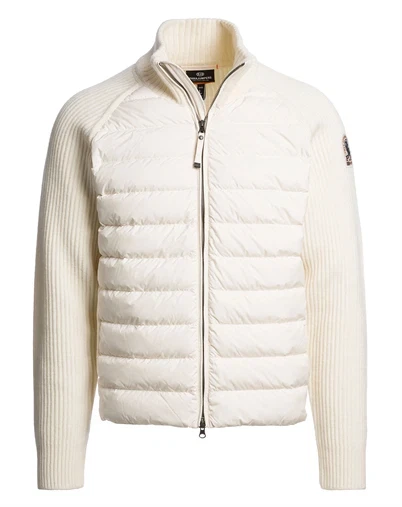 Parajumpers - Olmo Hybrid Cardigan Jakke - Warm Ivory